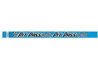 Bracelet d’événement Tyvek pré-imprimé 3/4" Pit Pass à vendre en ligne