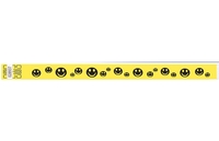 Tyvek pre=Printed 3/4" Happy Face event bracelet for sale online