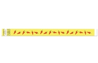 Tyvek pre-printed 3/4" Hot Peppers event bracelet for sale online