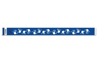 Bracelet d’événement Tyvek pré-imprimé 3/4" Empreintes à vendre en ligne