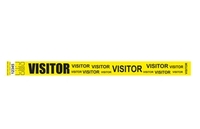 Bracelet d’événement Tyvek pré-imprimé 3/4" Visitor ( offert en anglais seulement) à vendre en ligne