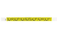Bracelet d’événement Tyvek pré-imprimé 3/4" Sourires à vendre en ligne