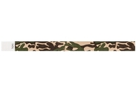 Bracelet d’événement Tyvek pré-imprimé 3/4" Camouflage à vendre en ligne