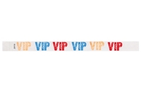 Bracelet d’événement Tyvek pré-imprimé 3/4" VIP Multi-Couleur à vendre en ligne