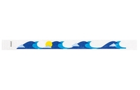 Tyvek pre-printed 3/4" Ocean Breeze event bracelet for sale online