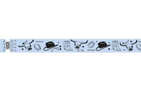 Tyvek pre-printed 1" Rodeo event bracelet for sale online