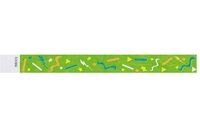 Tyvek pre-printed 1" Confetti event bracelet for sale online