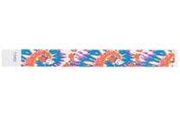 Bracelet d’événement Tyvek pré-imprimé 1" Tie Dye à vendre en ligne