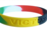 Segmented silicone event bracelet for sale online