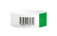 Tyvek 1" with barcode event bracelet for sale online
