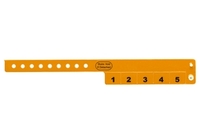 Vinyl wristband 5/8" with 5 detachable stubs event bracelet for sale online