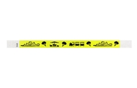 Tyvek pre-printed 3/4" Carnaval event bracelet for sale online