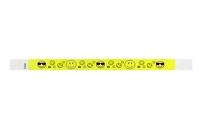 Tyvek pre-Printed 3/4" Smiley face event bracelet for sale online